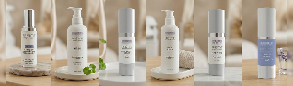 Préime DermaProfessional products
